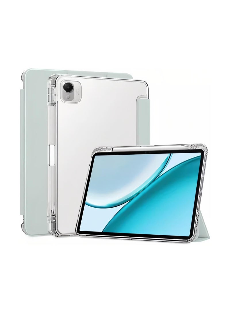 Compatible with Honor Pad X10 Pro 11.5-inch 2026 Pad Case Slim protective sleeve with pen holder Auto-wake/sleep transparent hard case with stand function